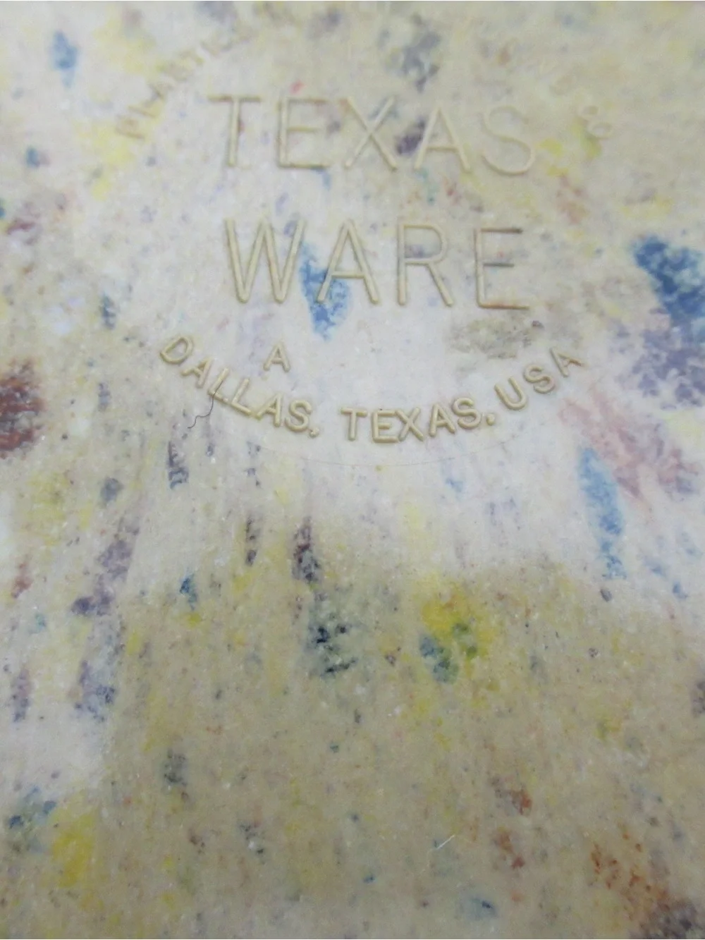 Vintage Texas Ware 125 Confetti Bowl